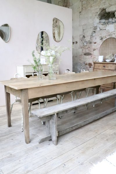 grande table de ferme