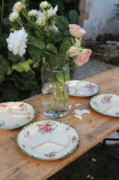 table guinguette et banc 