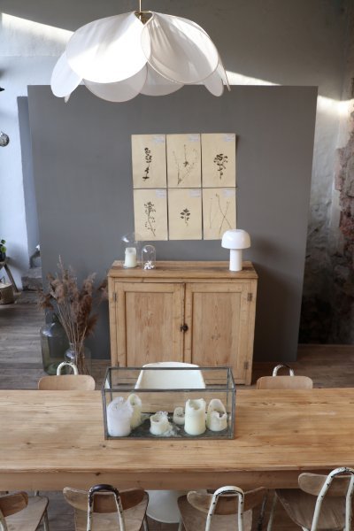 buffet en bois blond poncé